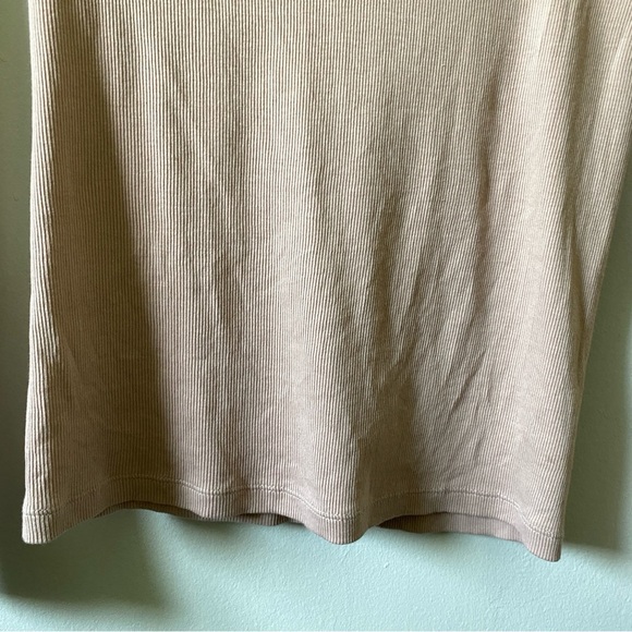 EVERLANE The Luxe Rib Long Sleeve Crew Supima Cotton S - Picture 6 of 10